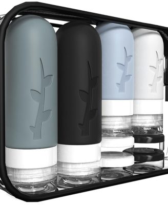 18pack Travel Bottles for Toiletries,TSA Approved Silicone Travel Containers for Toiletries,Leak Proof Refillable Liqus Shampoo And Conditioner travel Essentials toiletry Bottles